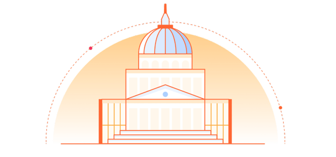 State and local government - Abstract image